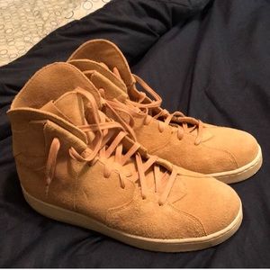 Russell Westbrook Tan Suede Jordan Sneakers